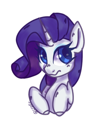 Size: 1028x1319 | Tagged: safe, artist:lisser24, rarity, pony, unicorn, bust, cute, female, mare, raribetes, simple background, solo, transparent background