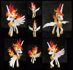 Size: 4943x4716 | Tagged: safe, artist:fireflytwinkletoes, nightmare star, princess celestia, pony, irl, photo, plushie, solo