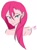 Size: 349x478 | Tagged: safe, pinkie pie, earth pony, pony, bare shoulder portrait, bare shoulders, bust, portrait, solo, wet