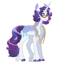 Size: 2000x2000 | Tagged: safe, artist:scarletskitty12, rarity, pony, unicorn, alternate design, alternate hairstyle, measuring tape, simple background, solo, transparent background