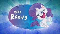 Size: 1280x720 | Tagged: safe, screencap, rarity, pony, unicorn, my little pony: pony life, female, mare, meet rarity, smiling