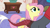 Size: 1280x720 | Tagged: safe, screencap, discord, fluttershy, pegasus, pony, discordant harmony, clothes, pants, smiling, sweater