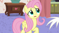 Size: 1280x720 | Tagged: safe, screencap, discord, fluttershy, pegasus, pony, discordant harmony, solo focus