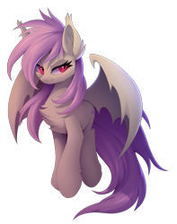 Size: 1008x1280 | Tagged: artist needed, safe, fluttershy, bat pony, pony, chest fluff, ear fluff, ear tufts, female, flutterbat, leg fluff, mare, race swap, simple background, spread wings, transparent background, wings