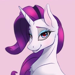 Size: 3200x3200 | Tagged: safe, artist:artsgalinn, artist:galinn-arts, rarity, pony, unicorn, bust, commission example, solo