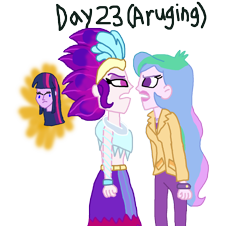 Size: 1600x1446 | Tagged: safe, artist:ktd1993, princess celestia, principal celestia, queen novo, twilight sparkle, equestria girls, equestria girls-ified, female, lesbian, novolestia, shipping