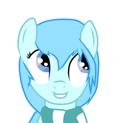 Size: 1024x1024 | Tagged: safe, artist:sunshinesmilespony, oc, oc only, oc:sunshine smiles, earth pony, pony, clothes, scarf, simple background, vector, white background