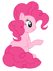 Size: 768x1024 | Tagged: safe, artist:antoniaabt, pinkie pie, pony, simple background, solo, white background