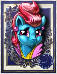 Size: 700x900 | Tagged: safe, artist:harwick, cup cake, pony, bust, cute, female, harwick's sun/moon portraits, mare, portrait, solo