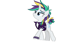 Size: 1920x1080 | Tagged: safe, edit, edited screencap, screencap, rarity, pony, unicorn, alternate hairstyle, not a vector, punk, raripunk, simple background, transparent background