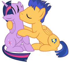 Size: 903x813 | Tagged: safe, artist:brony-commentator, artist:rainbowtune-bases, flash sentry, twilight sparkle, twilight sparkle (alicorn), alicorn, pony, exploitable meme, female, flashlight, kissing, love, male, mare, meme, neck, otp, romance, romantic, shipping, straight