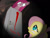 Size: 3648x2736 | Tagged: safe, artist:sb1991, part of a set, fluttershy, pinkie pie, pegasus, pony, attic, lightning, not blood, pinkamena diane pie, red paint, scared, stare, stare down, story included