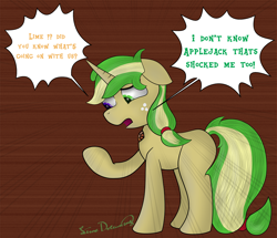 Size: 2680x2308 | Tagged: safe, artist:limedreaming, oc, oc:lime dream, pony, unicorn, female, fusion, high res, mare, solo