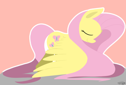 Size: 3496x2362 | Tagged: safe, artist:taurson, fluttershy, pegasus, pony, eyes closed, female, mare, solo