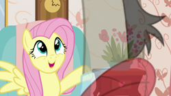 Size: 1280x720 | Tagged: safe, screencap, discord, fluttershy, pegasus, pony, discordant harmony, fading, transparent