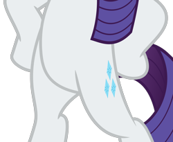 Size: 3882x3179 | Tagged: safe, edit, rarity, pony, unicorn, fake it 'til you make it, belly, bipedal, cropped, featureless crotch, hooves on hips, pictures of bellies, vector, vector edit