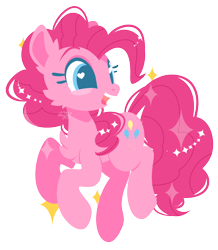 Size: 1200x1376 | Tagged: safe, artist:snow angel, pinkie pie, earth pony, pony, cute, diapinkes, female, heart eyes, mare, simple background, smiling, solo, transparent background, wingding eyes