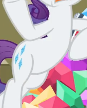 Size: 175x217 | Tagged: safe, screencap, rarity, pony, unicorn, dragon dropped, belly, bipedal, bipedal leaning, cropped, leaning, pictures of bellies, solo