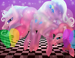 Size: 1371x1067 | Tagged: safe, artist:snowleopard-draws, pinkie pie, pinkie pie (g3), pony, g3, self ponidox