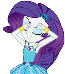Size: 864x994 | Tagged: safe, edit, edited screencap, screencap, rarity, equestria girls, armpits, not a vector, simple background, solo, white background
