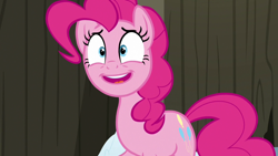 Size: 1280x720 | Tagged: safe, screencap, pinkie pie, pony, not asking for trouble, solo