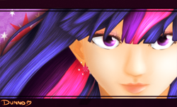 Size: 750x452 | Tagged: safe, artist:dunnowhattowrite, derpibooru import, twilight sparkle, human, anime, face, humanized, manga, solo