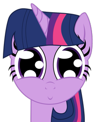 Size: 881x1129 | Tagged: safe, artist:flareblitzfury, derpibooru import, twilight sparkle, bust, c:, cute, looking at you, portrait, simple background, smiling, solo, transparent background, twiabetes