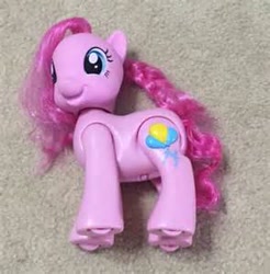 Size: 295x300 | Tagged: safe, pinkie pie, pony, alternate cutie mark, irl, photo, solo, toy