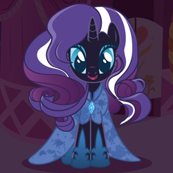 Size: 4200x4200 | Tagged: safe, artist:beavernator, nightmare rarity, absurd resolution, clothes, dress, solo