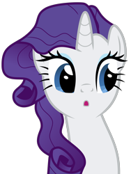 Size: 3000x3993 | Tagged: safe, artist:sollace, derpibooru exclusive, rarity, pony, unicorn, suited for success, .svg available, :o, cute, messy mane, open mouth, raribetes, simple background, solo, transparent background, vector