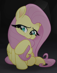 Size: 1641x2100 | Tagged: safe, screencap, fluttershy, pegasus, pony, my little pony: the movie, cropped, cute, female, mare, sad, shyabetes, sitting, solo