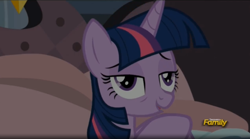 Size: 1664x922 | Tagged: safe, derpibooru import, screencap, twilight sparkle, twilight sparkle (alicorn), alicorn, princess spike (episode), bed, sleepy, solo