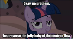 Size: 498x268 | Tagged: safe, derpibooru import, screencap, twilight sparkle, twilight sparkle (alicorn), alicorn, princess spike (episode), bed, doctor who, image macro, meme, sleepy, solo