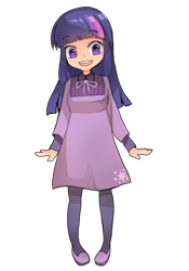 Size: 500x716 | Tagged: safe, artist:ujey02, derpibooru import, twilight sparkle, human, humanized, solo, younger