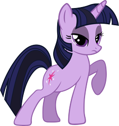 Size: 5639x6000 | Tagged: safe, artist:slb94, derpibooru import, twilight sparkle, absurd resolution, emo, emotwi, frown, idgaf, solo, unamused