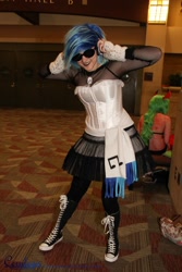 Size: 1366x2048 | Tagged: safe, dj pon-3, vinyl scratch, human, cosplay, irl, irl human, photo