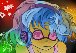 Size: 1500x1044 | Tagged: safe, artist:bright-new-dawn, dj pon-3, vinyl scratch, human, humanized, solo