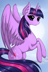 Size: 1464x2184 | Tagged: safe, artist:fluffymaiden, derpibooru import, twilight sparkle, twilight sparkle (alicorn), alicorn, pony, female, mare, solo