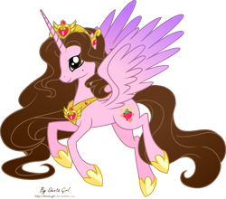 Size: 3441x3031 | Tagged: safe, artist:shinta-girl, oc, oc only, oc:shinta pony, alicorn, pony, alicorn oc, solo