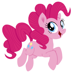 Size: 1024x1024 | Tagged: safe, artist:iheartdreamworks, pinkie pie, earth pony, pony, my little pony: the movie, female, mare, open mouth, simple background, solo, transparent background