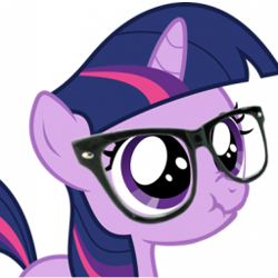 Size: 256x256 | Tagged: safe, derpibooru import, twilight sparkle, cute, filly, glasses, scrunchy face, simple background, solo, twiabetes, vector, white background