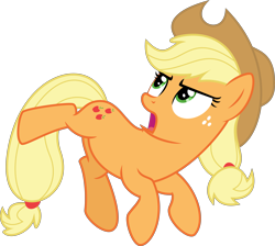 Size: 6693x6000 | Tagged: safe, artist:yetioner, applejack, earth pony, pony, buckball season, .svg available, absurd resolution, simple background, solo, transparent background, vector