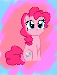 Size: 832x1088 | Tagged: safe, artist:cartooniste2z, pinkie pie, earth pony, pony, solo