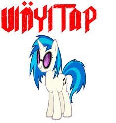 Size: 829x883 | Tagged: safe, dj pon-3, vinyl scratch, pony, unicorn, solo, this is spinal tap, vinyl tap