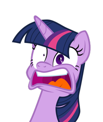 Size: 640x760 | Tagged: safe, artist:cheezedoodle96, derpibooru import, twilight sparkle, twilight sparkle (alicorn), alicorn, pony, party pooped, .svg available, crazy face, faic, female, mare, simple background, single shrunken iris, solo, svg, transparent background, twilight snapple, vector