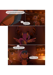 Size: 3541x5016 | Tagged: safe, artist:gashiboka, applejack, doctor whooves, princess gold lily, alicorn, earth pony, pony, comic:recall the time of no return, absurd resolution, cocoon, comic