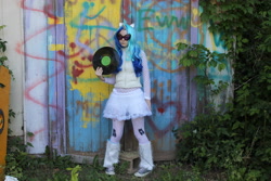 Size: 4272x2848 | Tagged: safe, artist:hubertrdizzle, dj pon-3, vinyl scratch, human, cosplay, irl, irl human, photo, solo