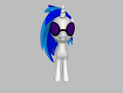 Size: 2000x1500 | Tagged: safe, dj pon-3, vinyl scratch, pony, unicorn, pony creator 3d, ponylumen, solo