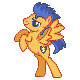 Size: 80x80 | Tagged: safe, artist:kevfin, flash sentry, pegasus, pony, pixel art, simple background, solo, sprite, transparent background