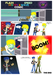 Size: 1600x2263 | Tagged: safe, artist:jucamovi1992, flash sentry, oc, oc:speed wave, equestria girls, comic, friend cup, male